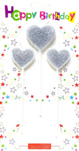 Load image into Gallery viewer, Glitter Heart Candle
