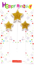 Load image into Gallery viewer, Glitter Star Candle
