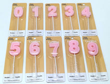 Load image into Gallery viewer, Numerical Candle with Stick
