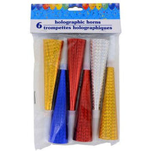 Load image into Gallery viewer, Holographic Foil Party Horns
