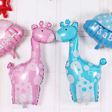 Load image into Gallery viewer, Giraffe Baby Shower Foil Balloon Set
