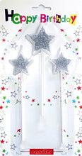 Load image into Gallery viewer, Glitter Star Candle
