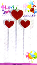 Load image into Gallery viewer, Glitter Heart Candle
