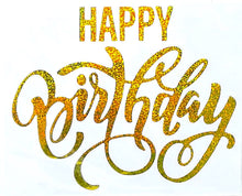 Load image into Gallery viewer, Happy Birthday Laser Sticker
