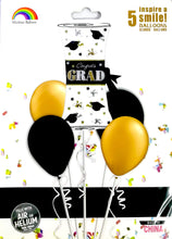 Load image into Gallery viewer, Congrats Grad Foil Balloon Set
