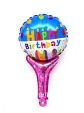 Load image into Gallery viewer, Rocket Shape Happy Birthday Foil Ballon
