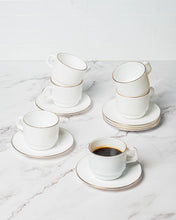 Load image into Gallery viewer, Nacra Gold Rim Cup and Saucer Set
