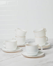 Load image into Gallery viewer, Nacra Gold Rim Cup and Saucer Set
