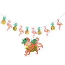 Load image into Gallery viewer, Flamingo Garland Banner
