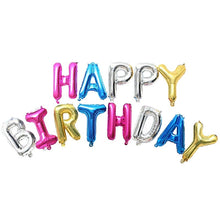 Load image into Gallery viewer, Happy Birthday Foil Balloon Set
