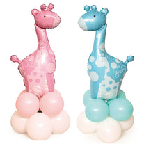 Load image into Gallery viewer, Giraffe Baby Shower Foil Balloon Set
