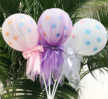 Load image into Gallery viewer, Tulle Transparent Balloon Set with Stand
