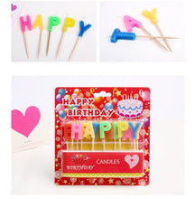 Load image into Gallery viewer, Birthday Letter Candles
