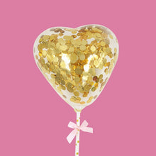Load image into Gallery viewer, Confetti Heart Shaped Balloon
