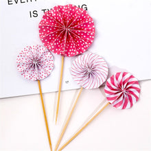 Load image into Gallery viewer, Fan Cake Picks
