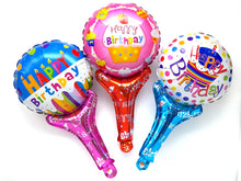 Load image into Gallery viewer, Rocket Shape Happy Birthday Foil Ballon
