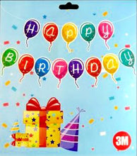Load image into Gallery viewer, Happy Birthday Balloon Shape Banner
