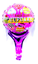 Load image into Gallery viewer, Rocket Shape Happy Birthday Foil Ballon
