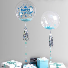Load image into Gallery viewer, Happy Birthday Transparent Balloon Sticker
